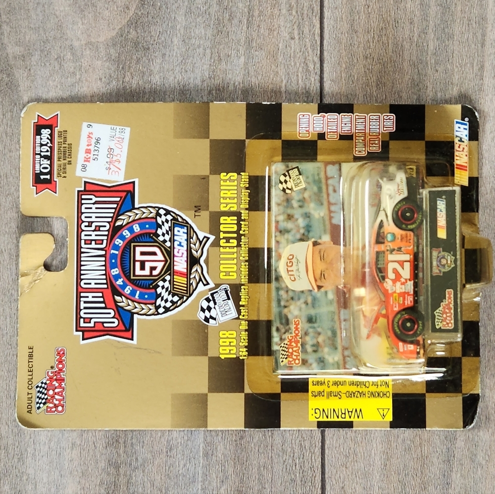 Racing Champions Nascar 50th Anniversary #21 Citgo Michael Waltrip
